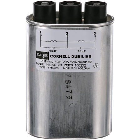 Turbochef Capacitor For - Part No Tbc100232 TBC100232